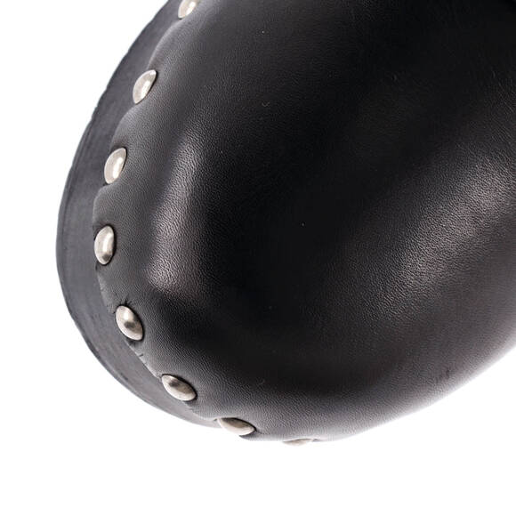 Prada Women's Logo Mule Clogs Leather - Picture 5 of 6